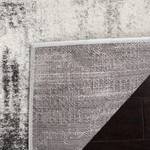 Laagpolig vloerkleed Danville Geweven stof - crèmekleurig/grijs - 90 x 150 cm