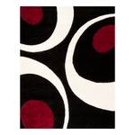 Tapis épais Vero Tissu - Rouge / Noir - 304 x 243 cm