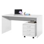 Bureau Longfaye Blanc - Largeur : 150 cm