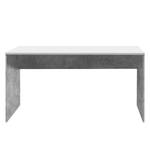 Schreibtisch Longfaye Weiß / Beton Dekor - Breite: 150 cm