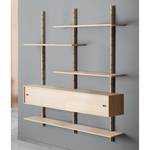 Schrank Lautaro Eiche Furnier - Eiche Hell - Breite: 158 cm