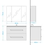 Salle de bain 4010 II (2 élém.) Graphite