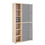 Aktenschrank Set Plus IV Farbe - Grau / Eiche Dekor