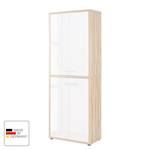 Armoire de bureau Set Plus III Blanc / Imitation chêne