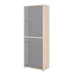 Aktenschrank Set Plus III Farbe - Grau / Eiche Dekor