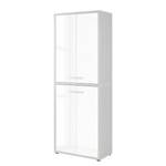 Armoire de bureau Set Plus III Blanc / Gris platine