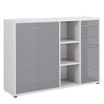 Armoire de bureau Set Plus II Gris / Gris platine