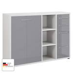 Armoire de bureau Set Plus II Gris / Gris platine