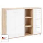 Armoire de bureau Set Plus II Blanc / Imitation chêne