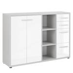 Armoire de bureau Set Plus II Blanc / Gris platine