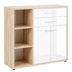 Armoire de bureau Set Plus I Blanc / Imitation chêne