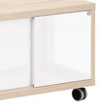 Caisson bureau Set Plus I Blanc / Imitation chêne