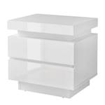 Comodino Emblaze Bianco - Materiale a base lignea - 50 x 49 x 40 cm