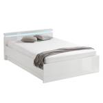 Struttura letto Emblaze Bianco - Materiale a base lignea - 149 x 72 x 216 cm