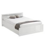 Cadre de lit Emblaze Blanc - Bois manufacturé - 149 x 72 x 216 cm