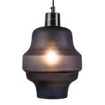 Hanglamp Rose glas/ijzer - 1 lichtbron - Basalt