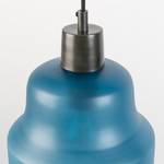 Hanglamp Rose glas/ijzer - 1 lichtbron - Ijsblauw
