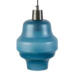 Hanglamp Rose glas/ijzer - 1 lichtbron - Ijsblauw