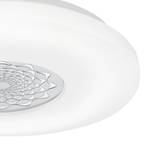 LED-Wandleuchte Capasso Acrylglas / Stahl - 1-flammig - Durchmesser: 40 cm