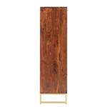 Credenza LOGA Acacia Massello / Ferro - Acacia Marrone