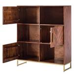 Credenza LOGA Acacia Massello / Ferro - Acacia Marrone