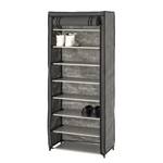 Armoire à chaussures tissu Bejuco I Matériau non-tissé / Acier -Gris