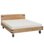 Houten bed Morogoro I massief moeraseikenhout - 180 x 200cm