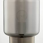 Tischleuchte Tyl II Glas / Eisen - 1-flammig - Silber - Breite: 18 cm