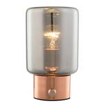 Tafellamp Tyl II glas/ijzer - 1 lichtbron - Koper - Breedte: 14 cm