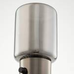 Tischleuchte Tyl II Glas / Eisen - 1-flammig - Silber - Breite: 14 cm