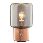 Tafellamp Tyl II glas/ijzer - 1 lichtbron - Koper - Breedte: 18 cm