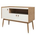 Dressoir Farsta Wit pijnboomhout/eikenhout