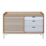 Dressoir Lugo Wit/eikenhout