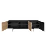 Tv-meubel Peeri Eikenhout/mat zwart