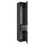 Hoge kast 4005 I Hooglans grijs - Breedte: 30 cm