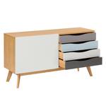 Sideboard Narvik IV Mehrfarbig / Eiche