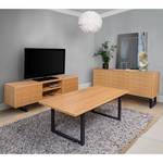 Dressoir Camden II Eikenhout/zwart