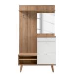 Garderobe Gyland Riviera eikenhouten look/mat wit