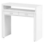 Bureau Bollier Deels massief berkenhout - wit