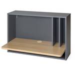 Wandbureau Machali Eikenhouten look/grijs