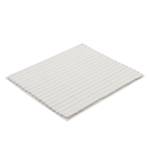 Tapis de bain Riffle Tissu - Ivory - 50 x 60 cm