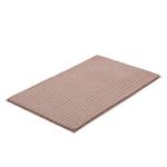 Tapis de bain Riffle Tissu - Marron clair - 60 x 100 cm