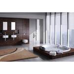 Tapis de bain Luca Tissu - Marron clair - 70 x 120 cm