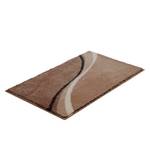 Tapis de bain Luca Tissu - Marron clair - 70 x 120 cm