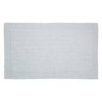 Tapis de bain Luxor Tissu - Blanc - 50 x 80 cm