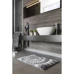 Badematte Ammona Webstoff - Grau - 60 x 100 cm