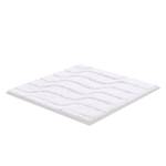 Badmat Vogue geweven stof - Wit - 60 x 60 cm