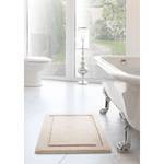 Badematte Natur Webstoff - Beige - 70 x 120 cm