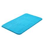 Badmat Feeling geweven stof - Azuurblauw - 60 x 100 cm