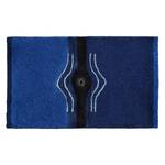 Tapis de bain Crystal Light Tissu - Bleu marine - 60 x 100 cm